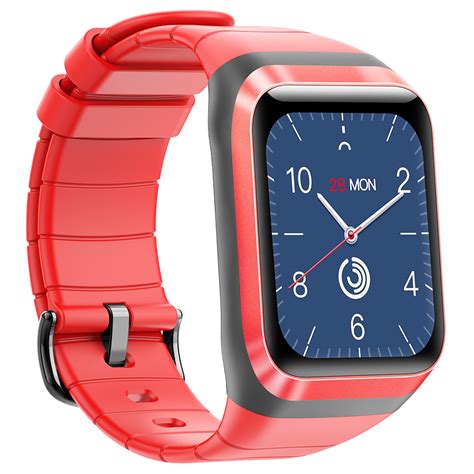 Senbono Sd Smartwatch Touch Screen Red