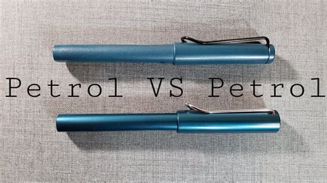 Lamy Al Star Petrol VS Lamy Safari Petrol Comparing Two Gorgeous