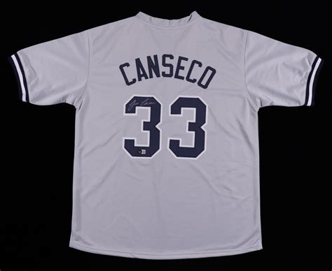 Jose Canseco Signed Jersey Beckett Pristine Auction