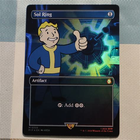 Sol Ring 359 Fallout PIP Foil MTG Proxy Cards