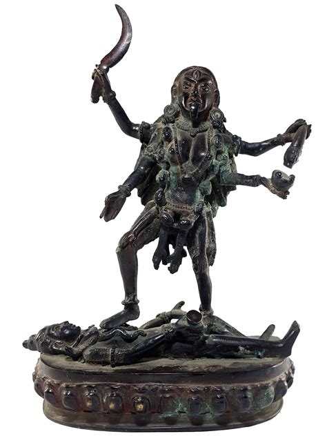 Kali Statue Antique Finishing | Price: US$160 | Buddhist Statue | Durga ...