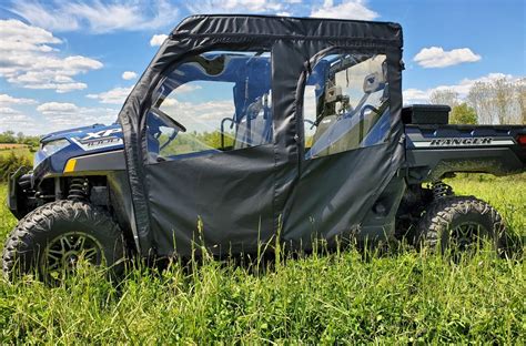 Polaris Ranger Mid Size Crew Soft Doors 3 Star Utv