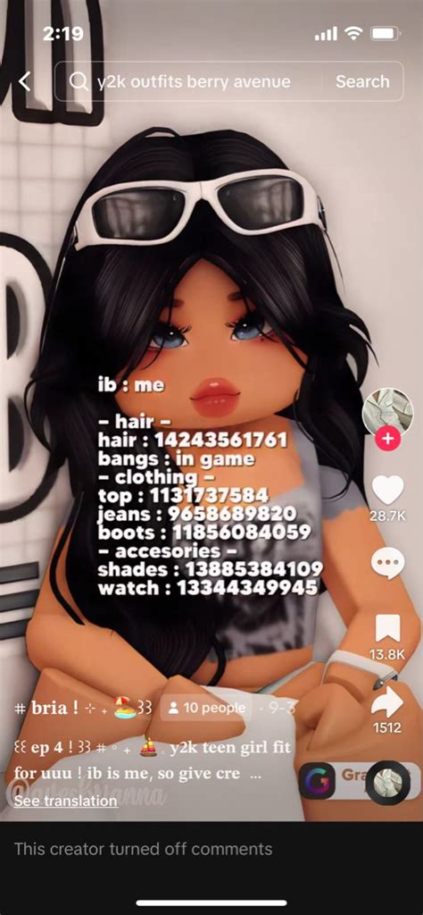 Pin By Susanh Godoy On Codigos De Ropa Berry Ave Roblox Black Hair