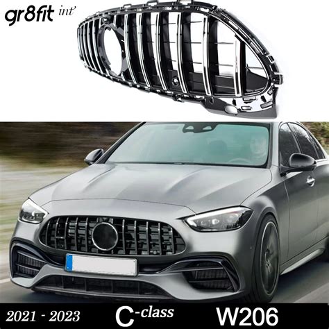 Panamericana Gt Abs Front Radiator Grill Grille For Mercedes C Class