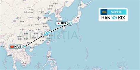 VN334 Flight Status Vietnam Airlines Hanoi To Osaka HVN334