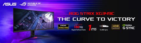 Asus ROG Strix XG349C 180Hz Ultra Wide Gaming Monitor