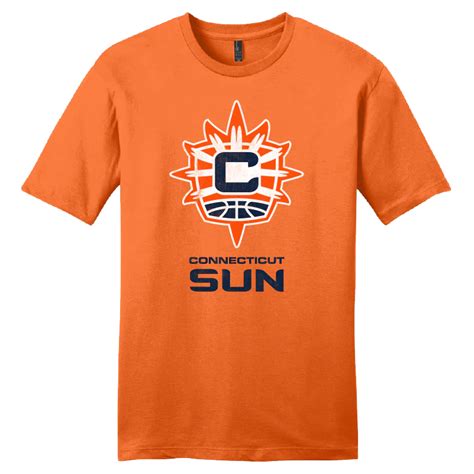 Ct Sun Distressed Logo T Shirt Connecticut Sun By Campus Customs