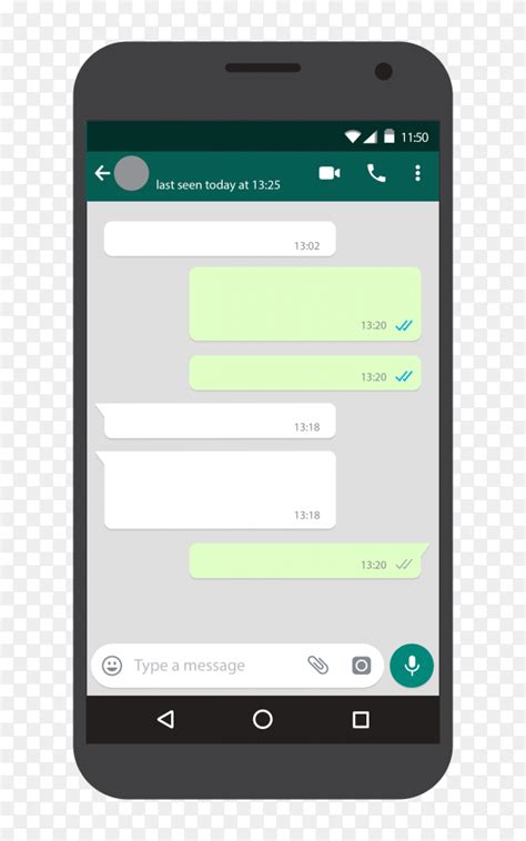 Chat screen mobile phone template Vector PNG - Similar PNG