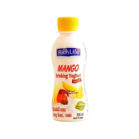 Richlife Mango Drinking Yoghurt 180ml Best Price In Sri Lanka