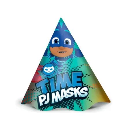 Chapéu de Aniversário PJ Masks 2 Regina 12und