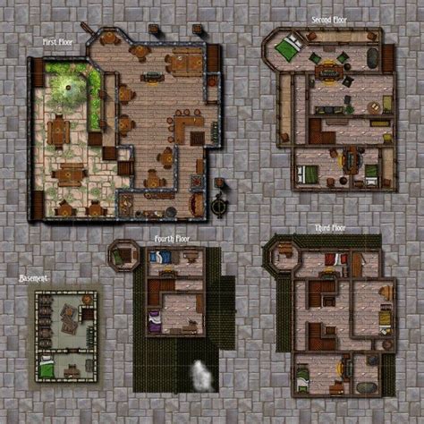 Trollskull Manor Battlemaps Tabletop Rpg Maps Dungeon Maps D D Maps