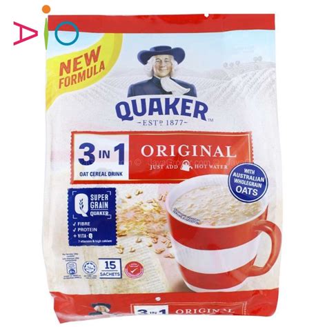 Jual Quaker In Original Oat Cereal Drink Malaysia Shopee Indonesia