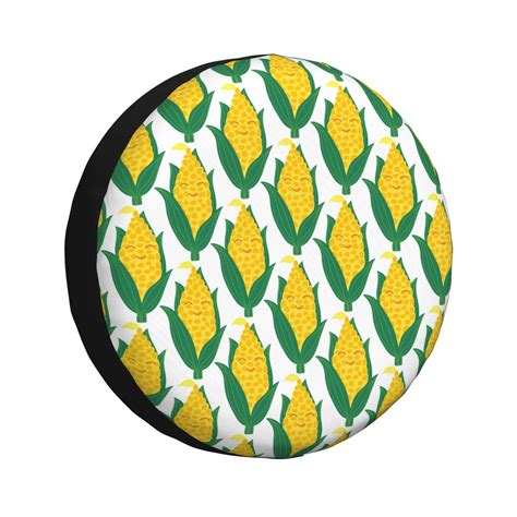 Spare Tire Cover Corn Cob Wheel Cover Tire Covers For Trailers Car
