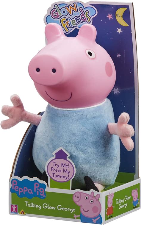 Peppa Pig Glow Friends Talking Peppa Interactive Toy Lights Up Face