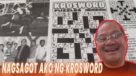 Nagsagot Ako Ng Krosword Puzzle Bayani Agbayani Youtube