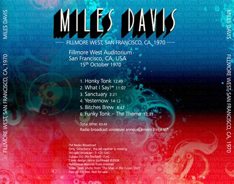 Miles Davis Fillmore West