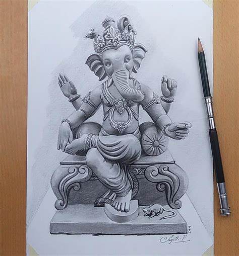 Share More Than Indian God Pencil Sketch Super Hot Seven Edu Vn