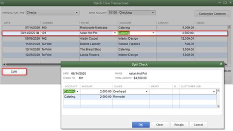 Enter Transactions By Batch In QuickBooks Desktop