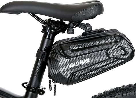 Wild Man Bike Saddle Bag Waterproof Bicycle Saddle Bag Under Seat Bag Bike