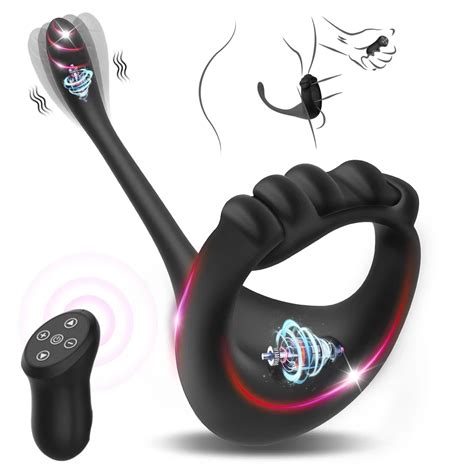 Male Vibrator Penis Ring Male Prostate Massager Remote Control Anal