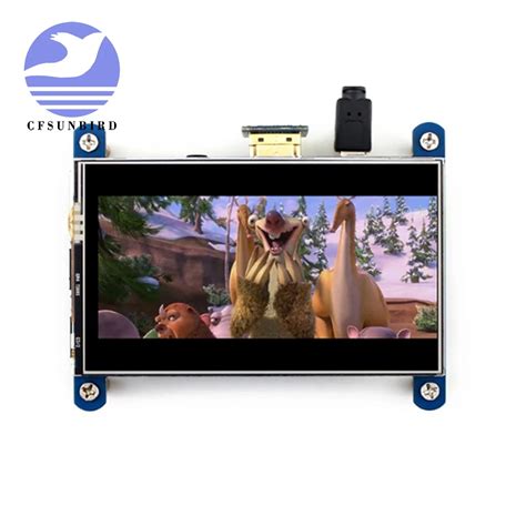 New For Raspberry Display 4 Inch Hdmi Lcd Resistive Touch Screen Ips Screen 800x480 Hd Lcd