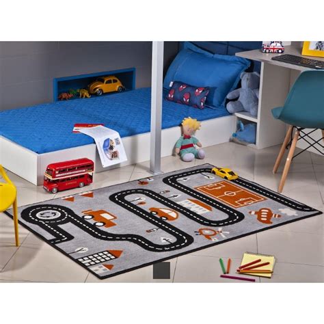 Tapete Infantil X Antiderrapante Quarto Pista De Carros I