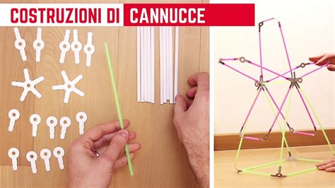 Come Costruire Di Tutto Con Le Cannucce Magia Strawbees Youtube