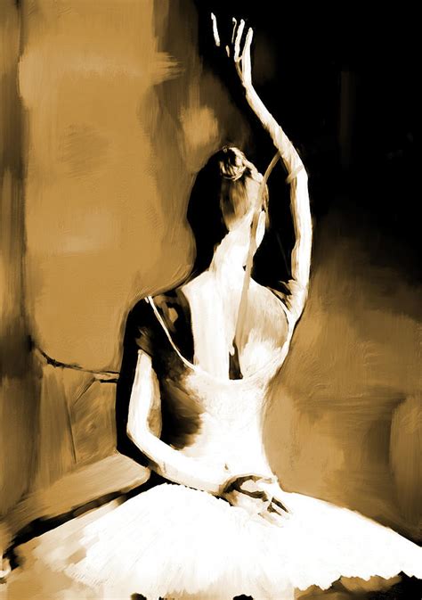 Ballerina Dance Art Ty Painting By Gull G Fine Art America