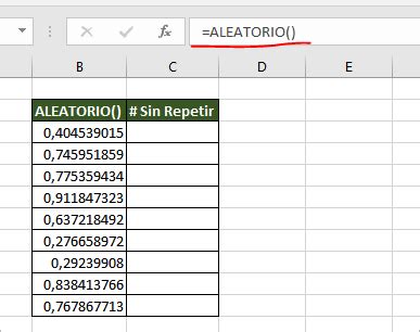 Como Generar NUMEROS ALEATORIOS en excel SIN REPETIR Aprende y Enseña