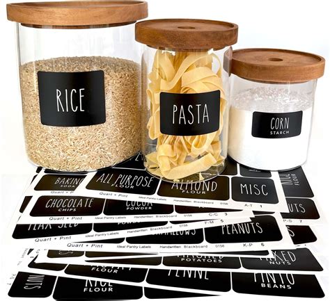 Amazon QUART PINT 134 Kitchen Pantry Labels For Containers