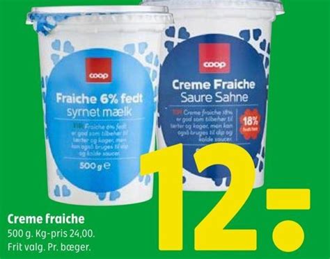 Creme Fraiche Tilbud Hos Coop