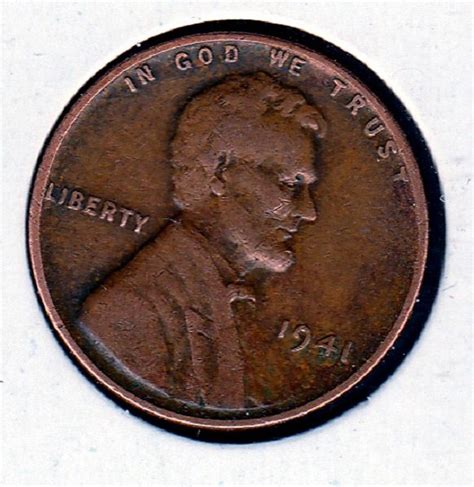 1941 P Lincoln Wheat Penny 6 For Sale Buy Now Online Item 222977