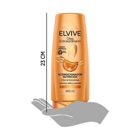 Acondicionador L Oréal Elvive Óleo Extraordinario Cabello Seco 680 Ml Soriana