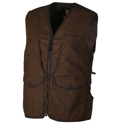 Browning Field Shooting Vest Brown Shooting Vests