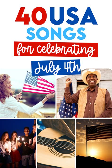 40 Best Patriotic Songs For July 4th 4th Of July Songs Fourth Of July Songs Songs For Dance