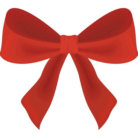 Red Ribbon Bow Decoration 24098699 Png