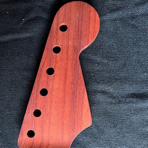 Warmoth Stratocaster Neck Padauk With Dark Indian Rosewood Reverb