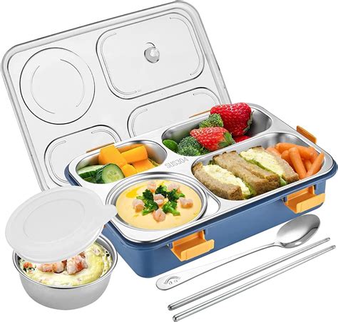 Tec Tavakkal Lunch Box Compartment Leak Proof Bpa Free Stainless