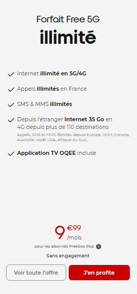 Forfait 4G illimité comparatif des offres mobiles janvier 2025