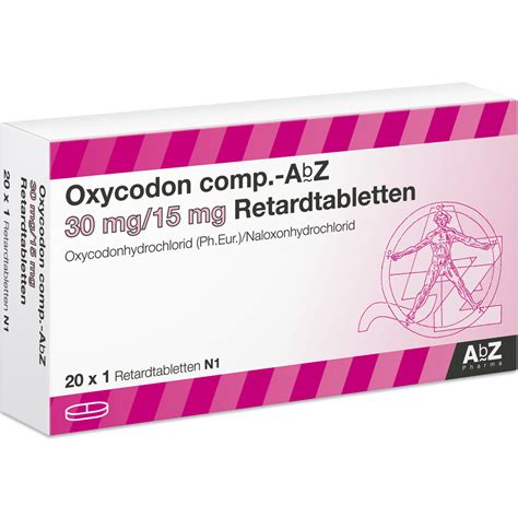 Oxycodon Comp Abz Mg Mg Retardtabletten Abz Pharma Gmbh