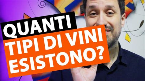 Quanti Tipi Di Vini Esistono Youtube