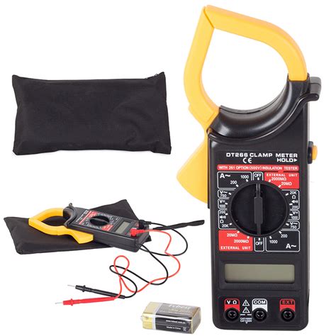 Dt Digital Clamp Meter Lcd Ac Digit Lais Metrs Testeris