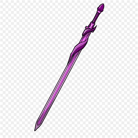 Sword Png Transparent Purple Sword Hand Painted Sword Sword Purple