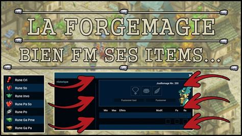 Dofus Tout Savoir Sur La Formagie Comment Bien Fm Ses Items Youtube