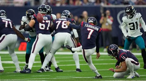 Houston Texans Kicker Ka Imi Fairbairn S 56 Yard FG Marks Texans First