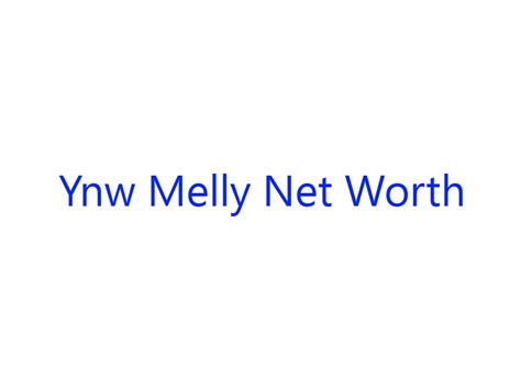 ynw melly net worth 2021