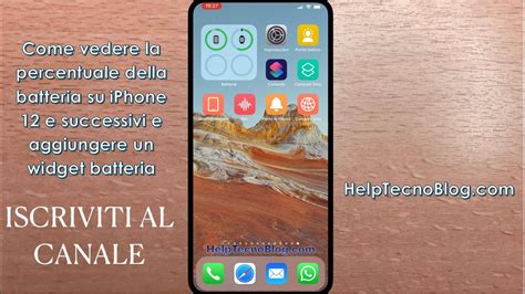 Come Vedere La Percentuale Della Batteria Su Iphone E Successivi