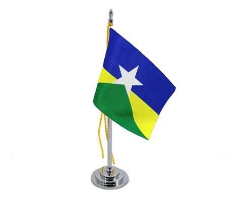 Mini Bandeira Mesa Estado De Rond Nia Mastro Cm Frete Gr Tis