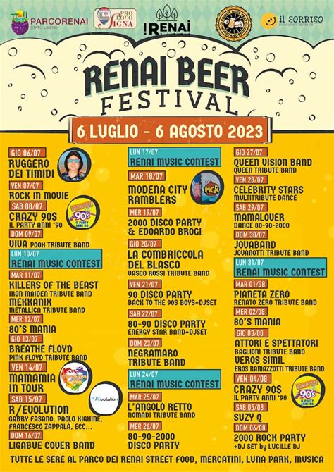 Renai Beer Festival Il Programma Della Festa Della Birra Il