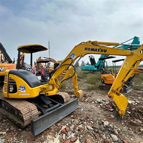 Used Komatsu Excavator Pc Mini Tracked Digger Secondhand T Original